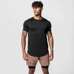 TIOZONEY - Polera Cuello Redondo Algodón Premium Hombre