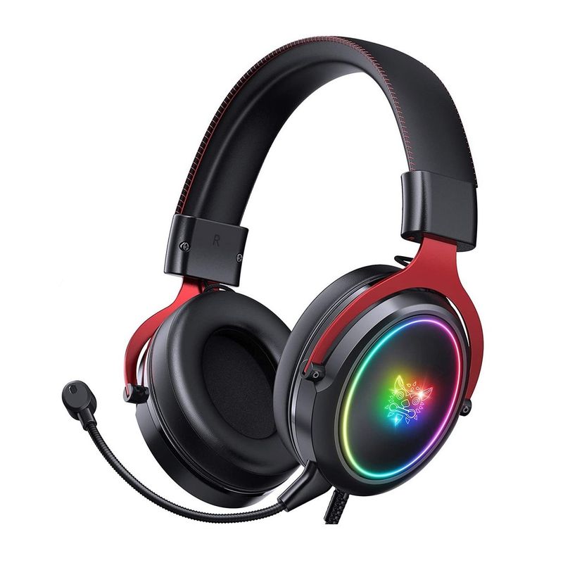 ONIKUMA - Audífonos Gamer RGB Onikuma X10 3.5 Black Red