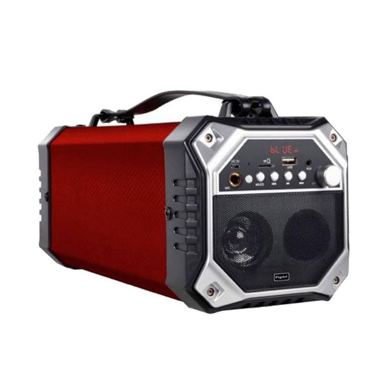FUJITEL - Parlante Bazooka Portable Bt Rojo Fujitel Fx