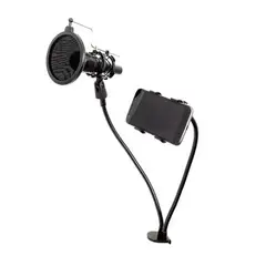 PHILCO - Stand para Smartphone Micrófono Metal