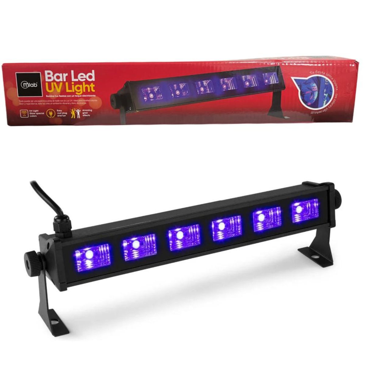MLAB - Barra de Luz led Mlab 9422 UV 6 Focos