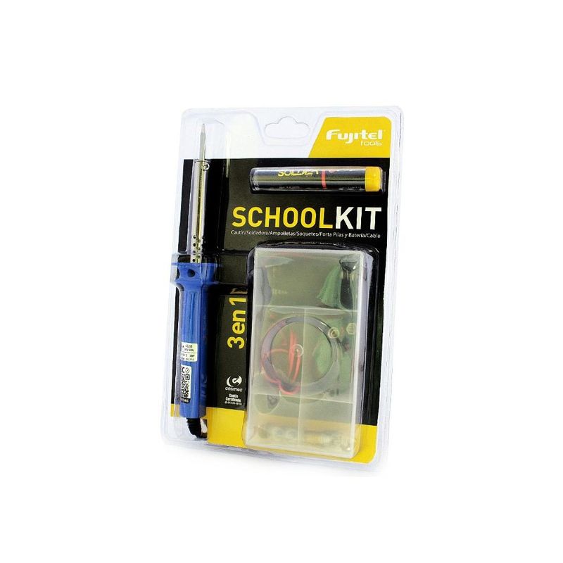 FUJITEL - Kit Cautin Soldadura Ampoll Fujitel CBase Cables Prueba