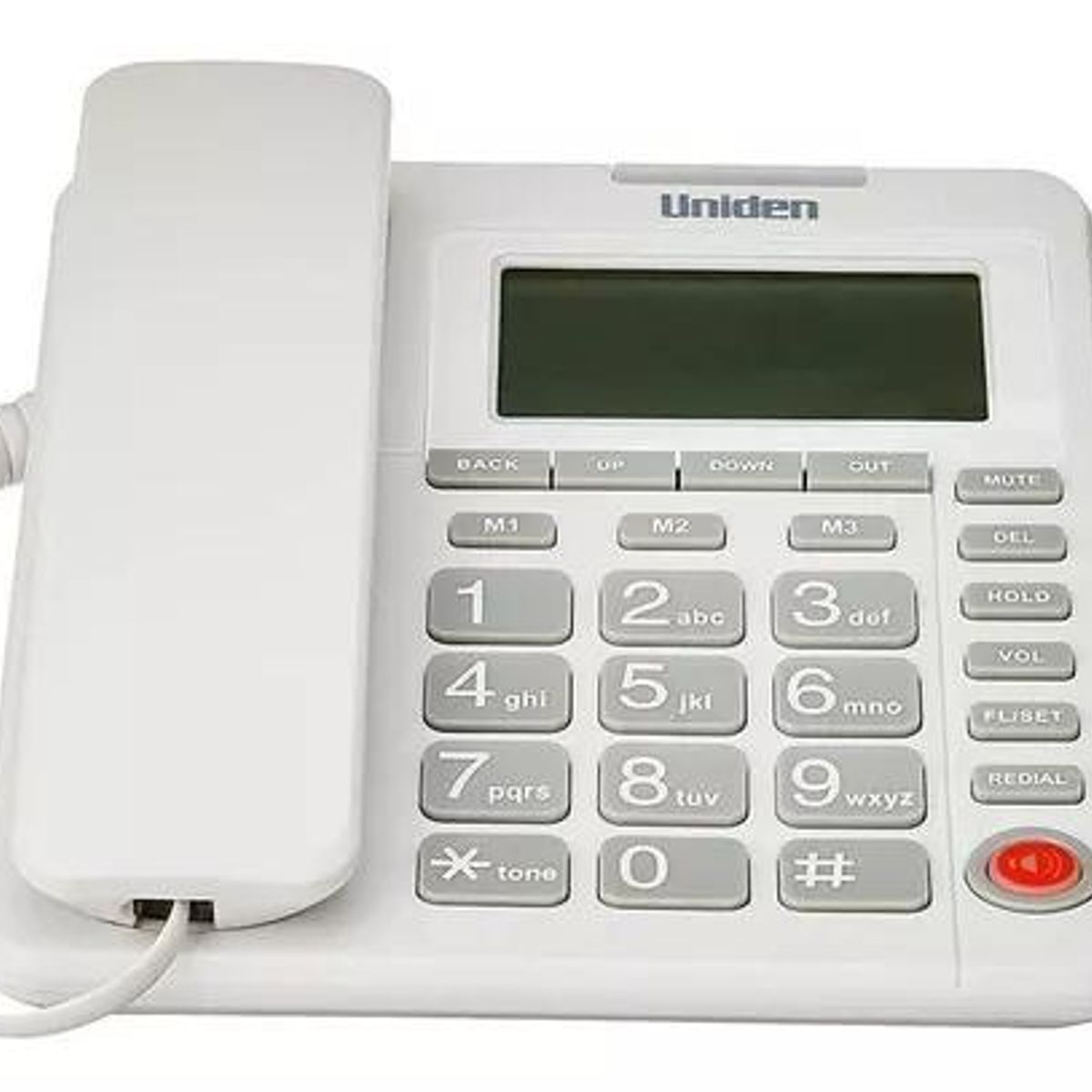 UNIDEN - Teléfono Mlibres Cid Uniden Blanco Fj