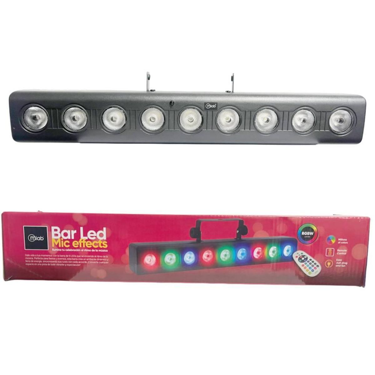 MLAB - Barra Led Mlab 9423 RGB 4 en 1
