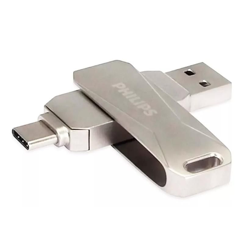 PHILIPS - Pendrive Philips Snap 128gb Usb 30 A Tipo C Gris