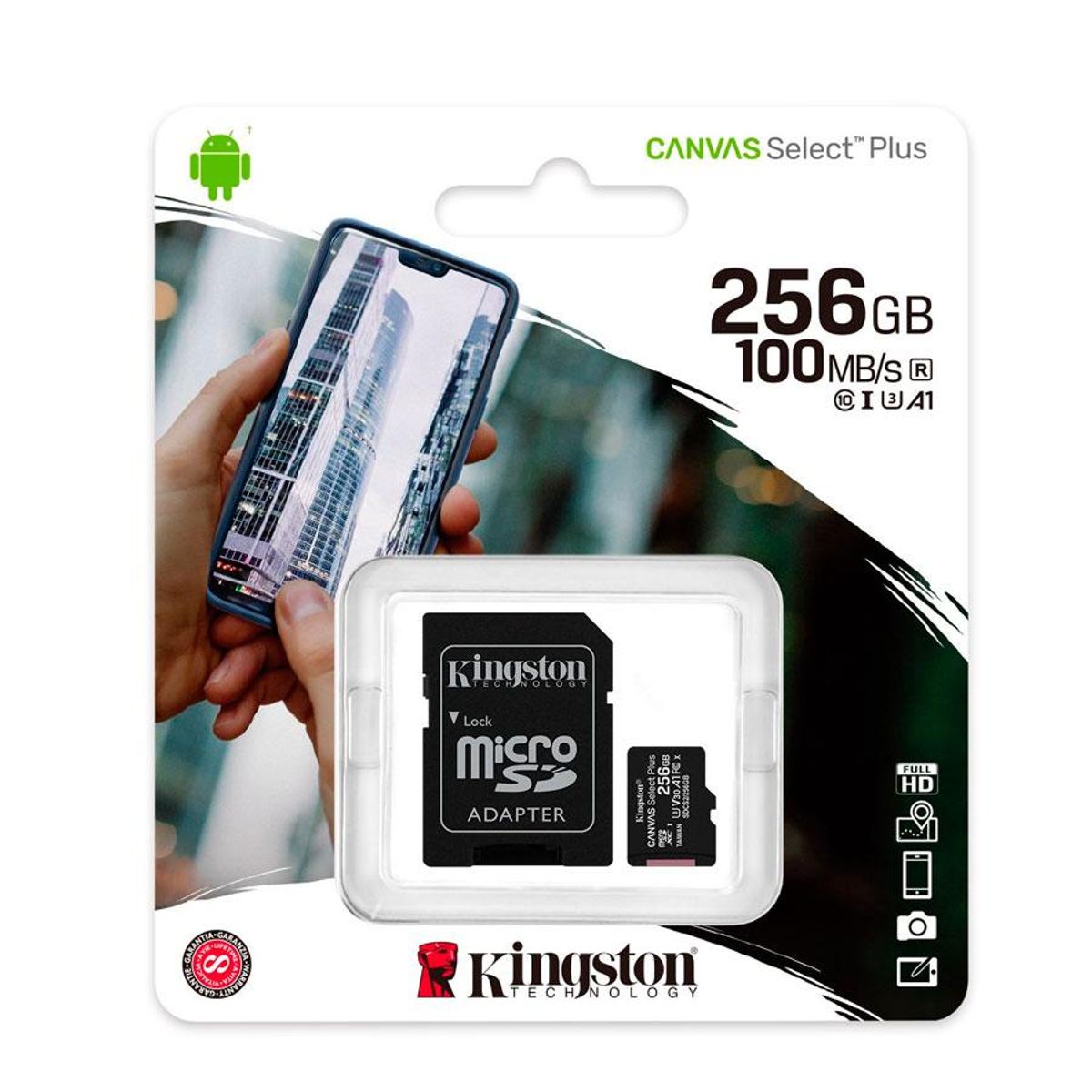 KINGSTON - Tarjeta Kingston  MICROSD 256 Gb