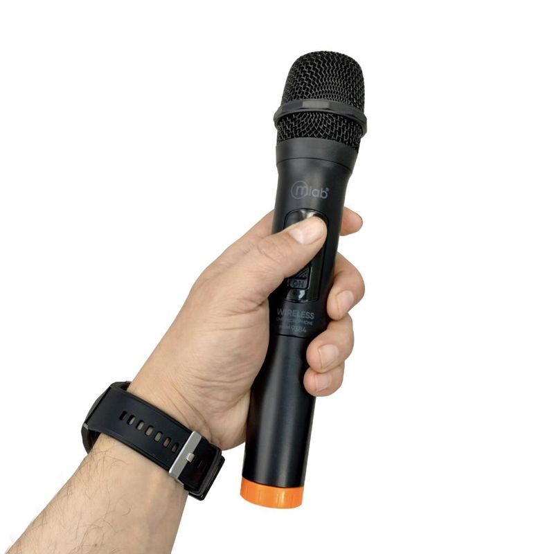 MLAB - Microfono inalámbrico UHF portátil recargable Mlab
