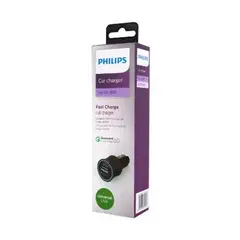 PHILIPS - Cargador 12 Volt 3 Amp Carga Rápida