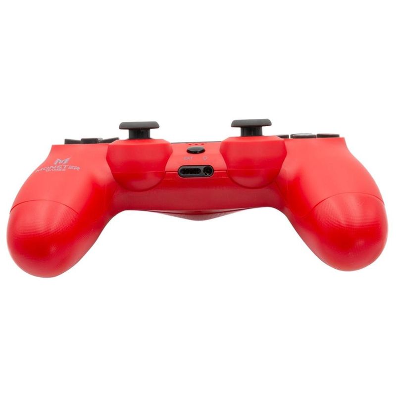 MONSTER - Control Monster Alternativo Ps4 Bluetooth Rojo Monster 31mtg05067