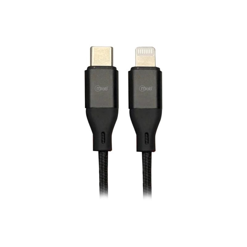 MLAB - Cable Negro Lightning a Tipo C 1m