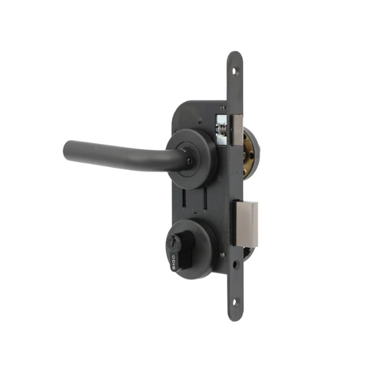 ODIS - Cerradura Embutir 102 Dormitorio M2380 Negra Odis