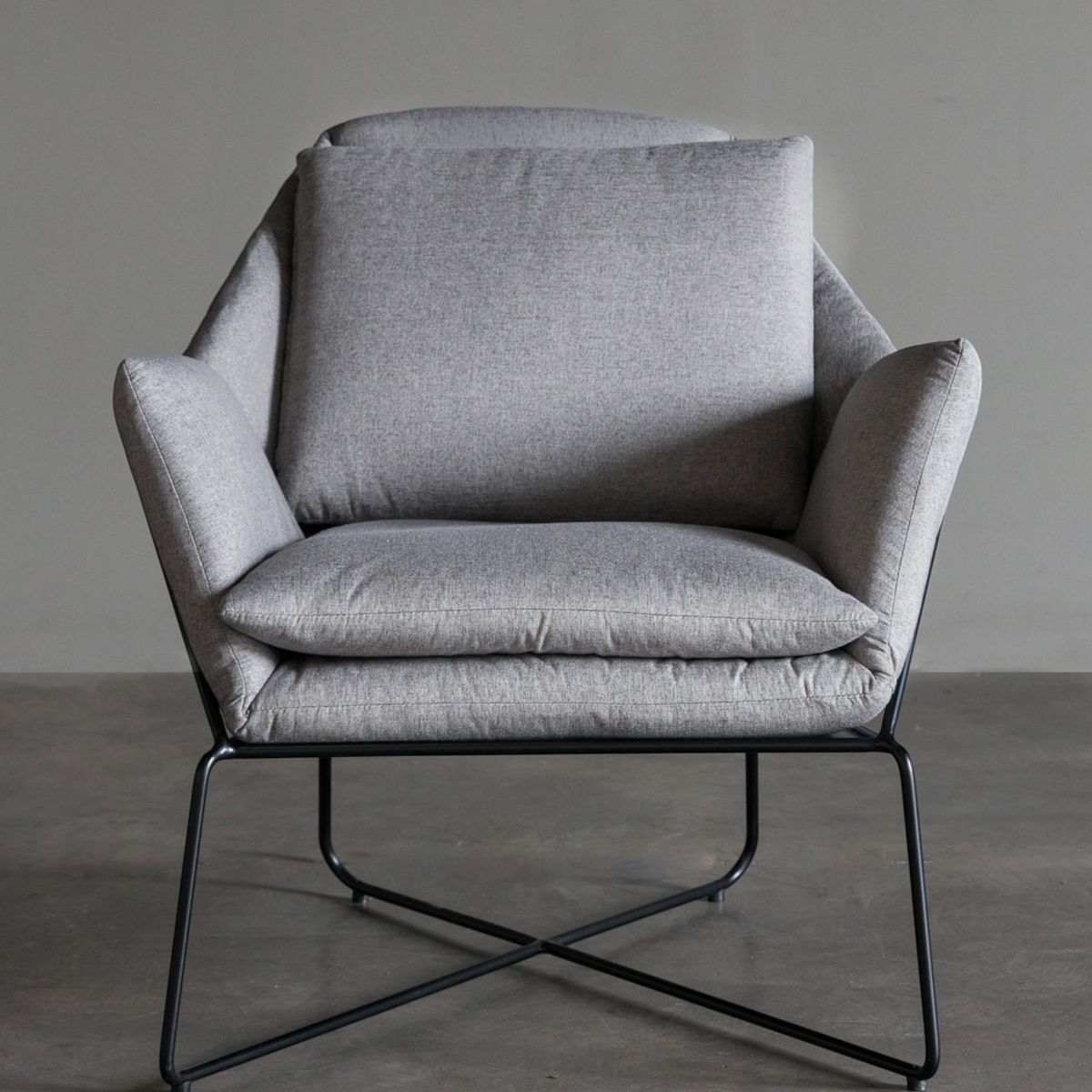 FORASTERO - Poltrona Cortona Lino Gris Forastero