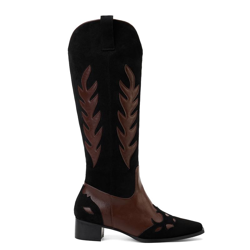 VIA UNO - Bota Mujer Via Uno Negro 12531313
