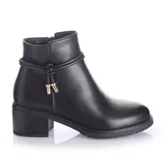 VIA UNO - Botin Mujer Negro 12531441