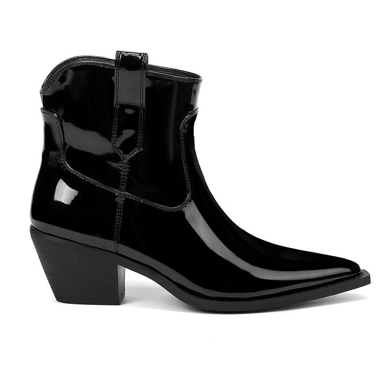 VIA UNO - Botin Mujer Negro Via Uno 12512407