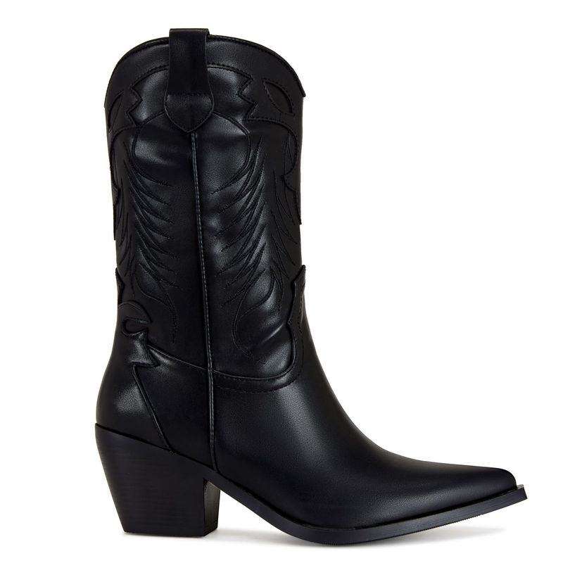 VIA UNO - Bota Mujer Via Uno Negro 12512310
