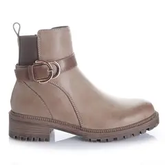 VIA UNO - Botin Mujer Taupe 12531459