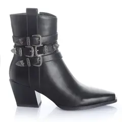 VIA UNO - Botin Mujer Negro 12512402