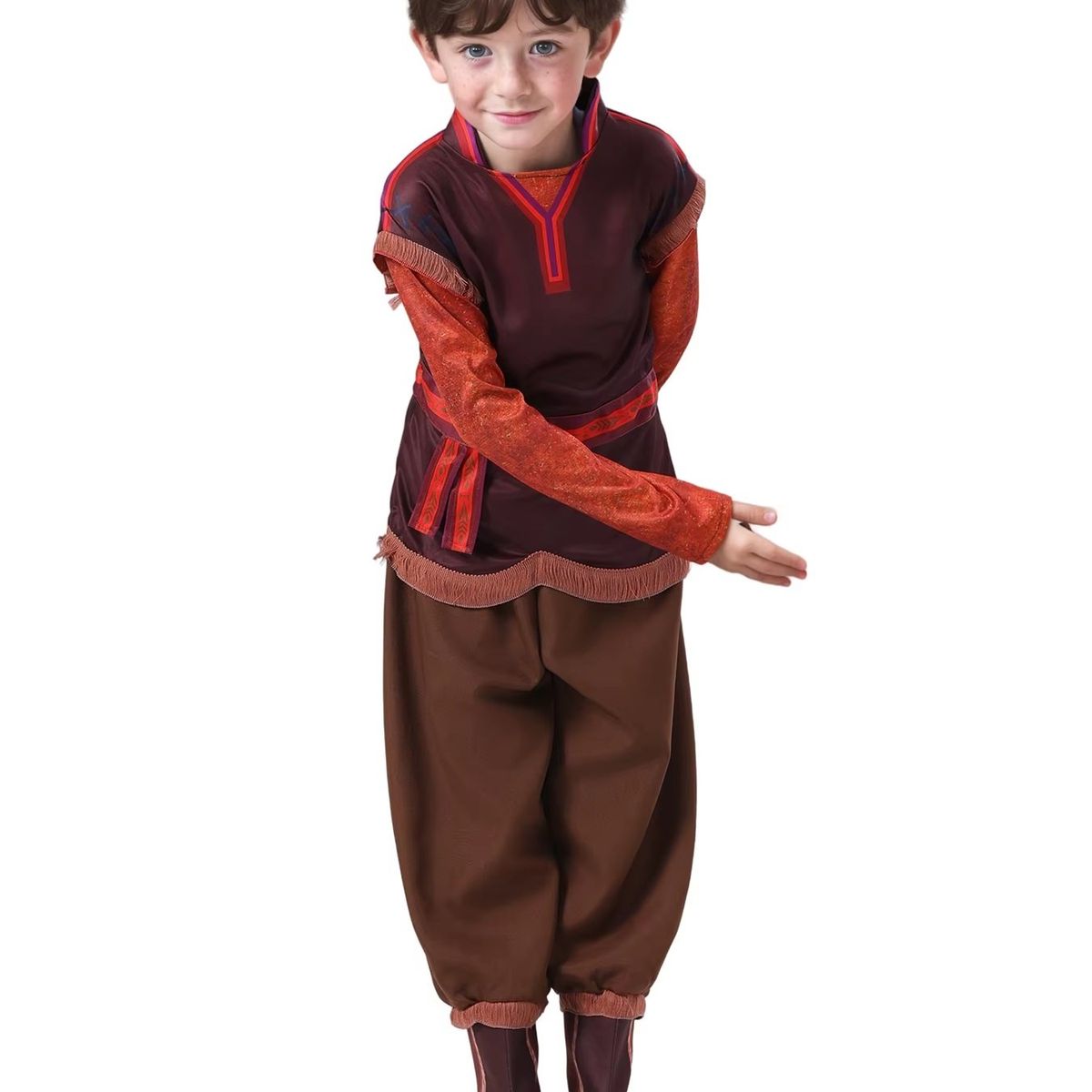 GENERICO - Disfraz Para Niño Kristoff Frozen Disney Talla L 8-10 años