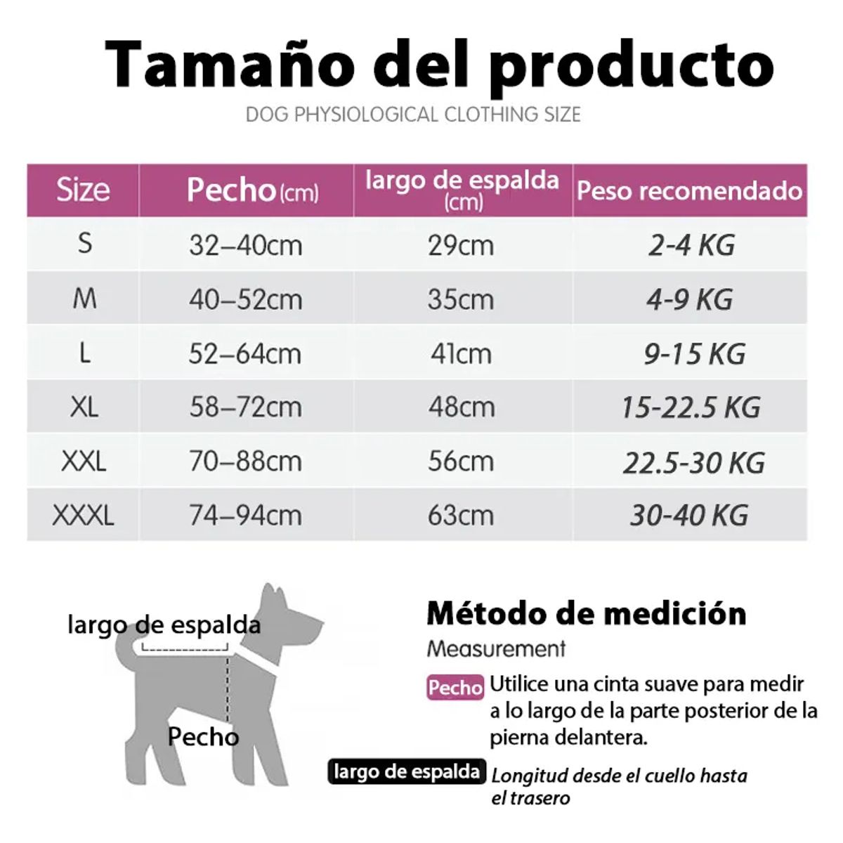 EDWINAYY - Body Cobre Post-operatorio-tradicional-talla S-l 2-125kg