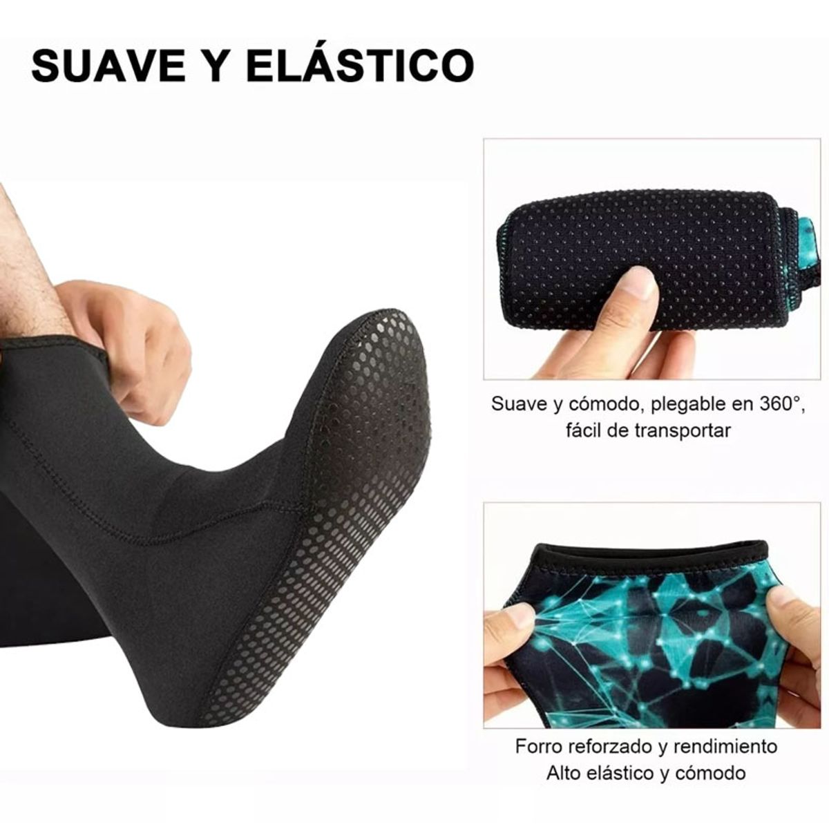 EDWINAYY - Calcetines De Buceo Botas Térmico Neopreno 3mm Agua Zapatos