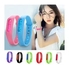MOVI - SET DE 4 PULSERAS REPELENTE DE MOSQUITOS Y ZANCUDOS