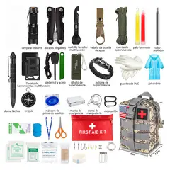 EDWINAYY - Bolso Táctico Kit Primeros Auxilios Supervivencia Botiquin