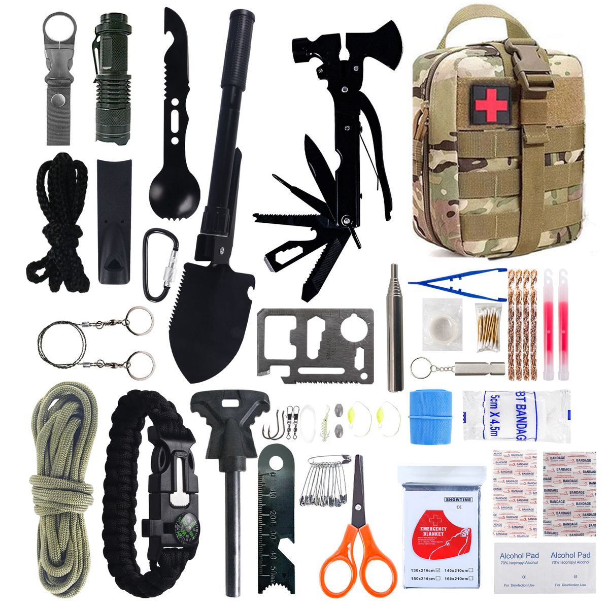 EDWINAYY - Bolso Táctico Kit Primeros Auxilios Supervivencia Botiquin