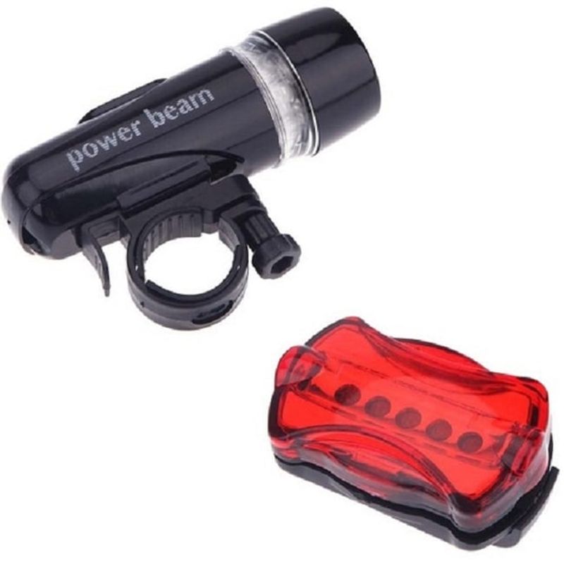 GENERICO - Luz Linterna Led Para Bicicleta Delantera Y Trasera