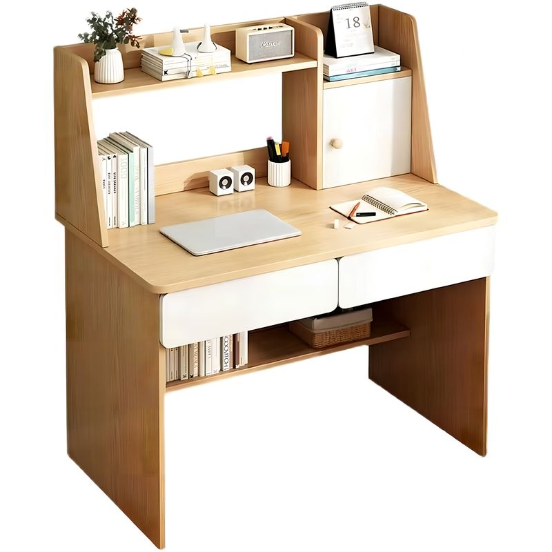 VIDITA - Escritorio Con Estanteria 80x110cm Cajón Gabinete Oficina Trabajo