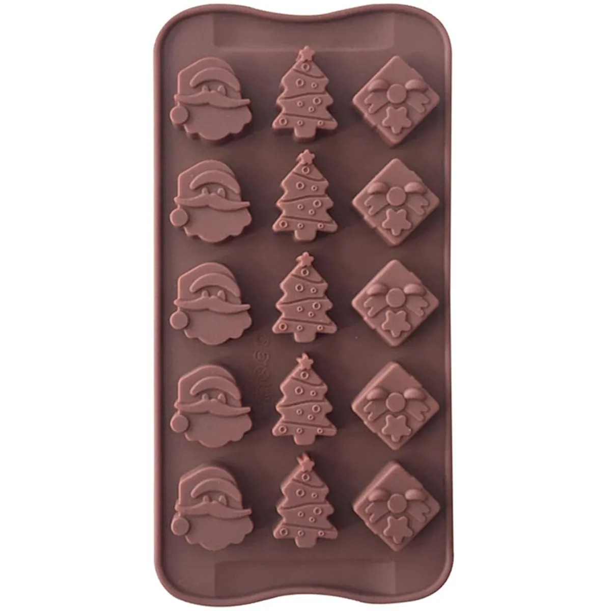 GENERICO - Moldes 15 Espacios Trio Navideño