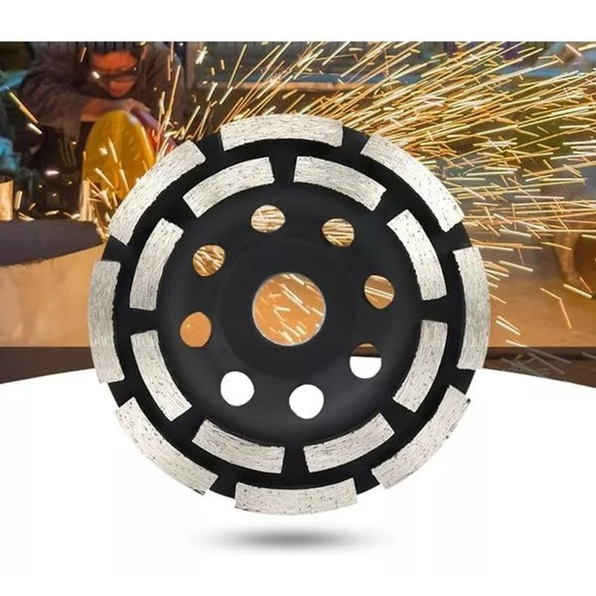 GENERICO - Disco Copa Diamantada 7 - 180mm Doble Segmento