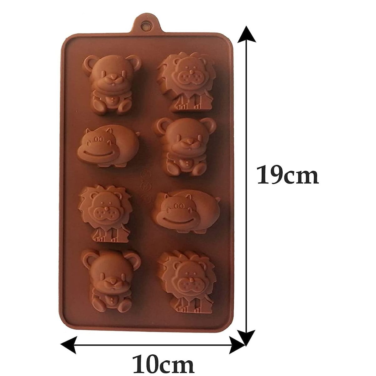 GENERICO - Moldes 8 Espacios Safari Smile