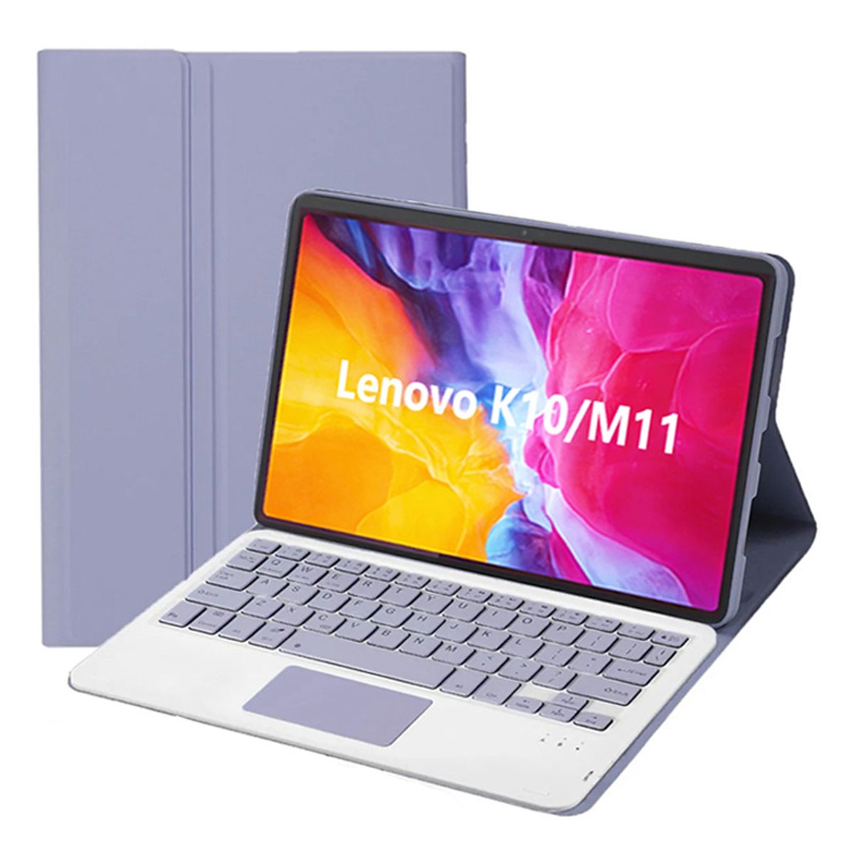 LENOVO - Tablet Lenovo M11 k10 8GB+128GB WiFi y Teclado  Estuche-Morado