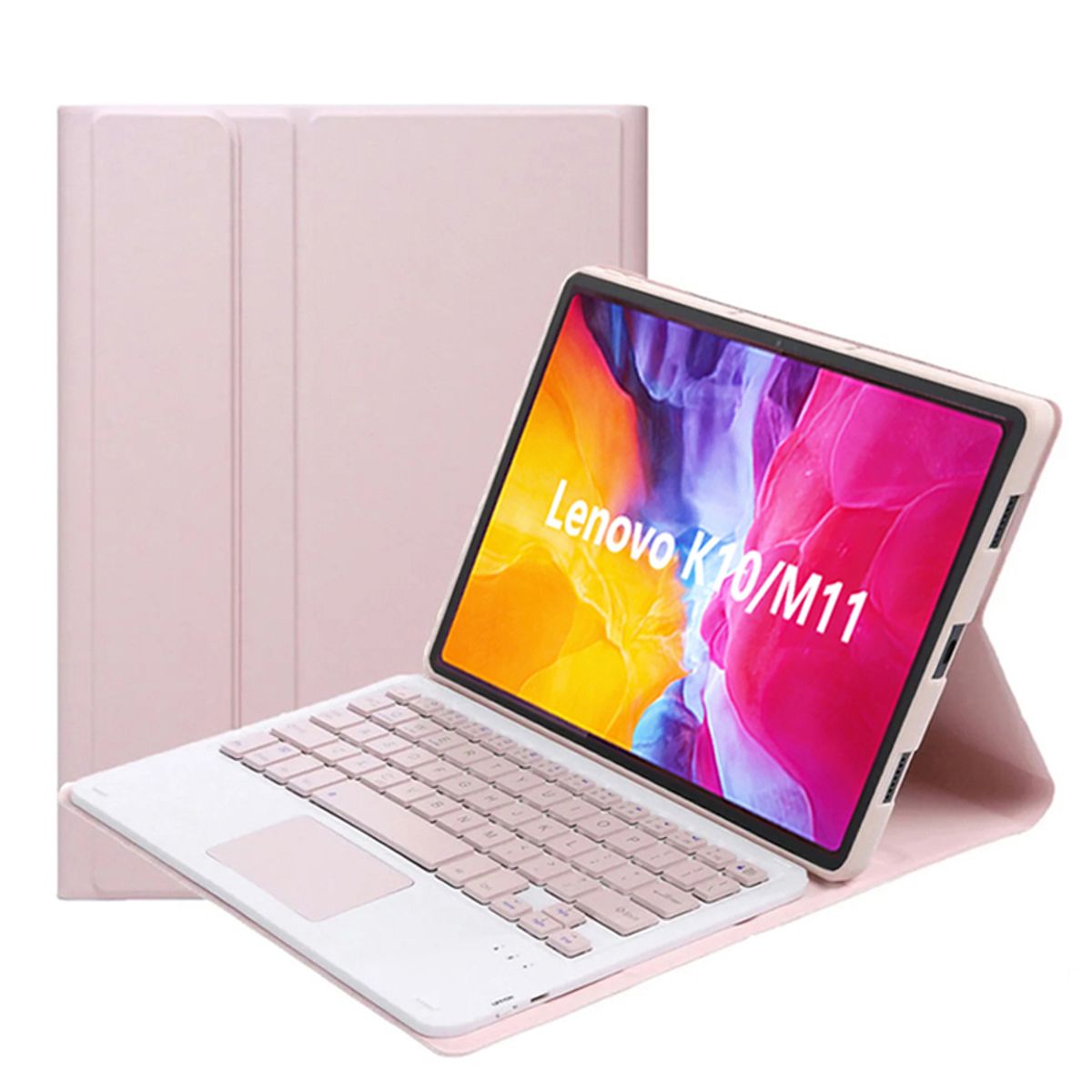 LENOVO - Tablet Lenovo M11 k10 8GB+128GB WiFi y Teclado Estuche-Rosa