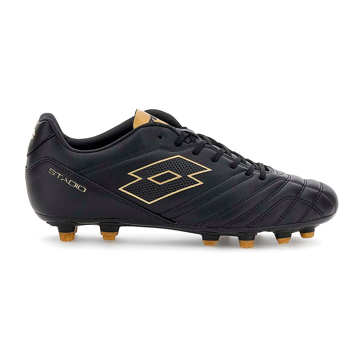 LOTTO - Zapato de Fútbol Hombre Lotto - Stadio FG 705 Negro Dorado