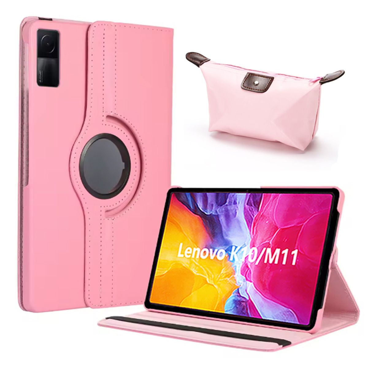 LENOVO - Tablet Lenovo M11 K10 8GB+128GB WiFi y Estuche-Rosa