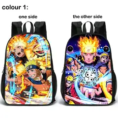 GENERICO - Mochila NARUTO mochila de doble cara mochila escolar
