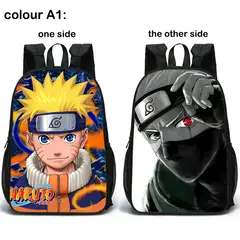 GENERICO - Mochila NARUTO mochila de doble cara mochila escolar