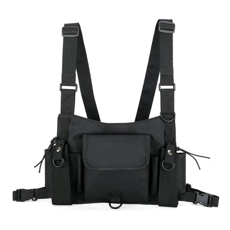 EDWINAYY - Bolsa Chaleco Bolso Táctico De Pecho Funcional Porta Radio