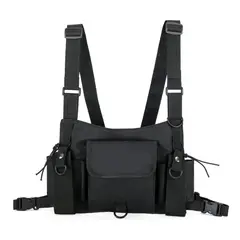 EDWINAYY - Bolsa Chaleco Bolso Táctico De Pecho Funcional Porta Radio