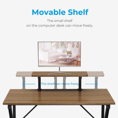 Imagen 2 del producto Escritorio Minimalista Moderno Con Repisas 80cm