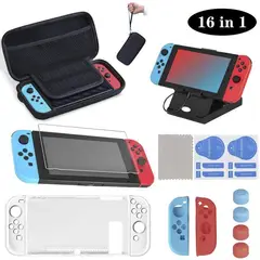 IPEGA - Kit de accesorios con estuche para nintendo switch 16 en 1