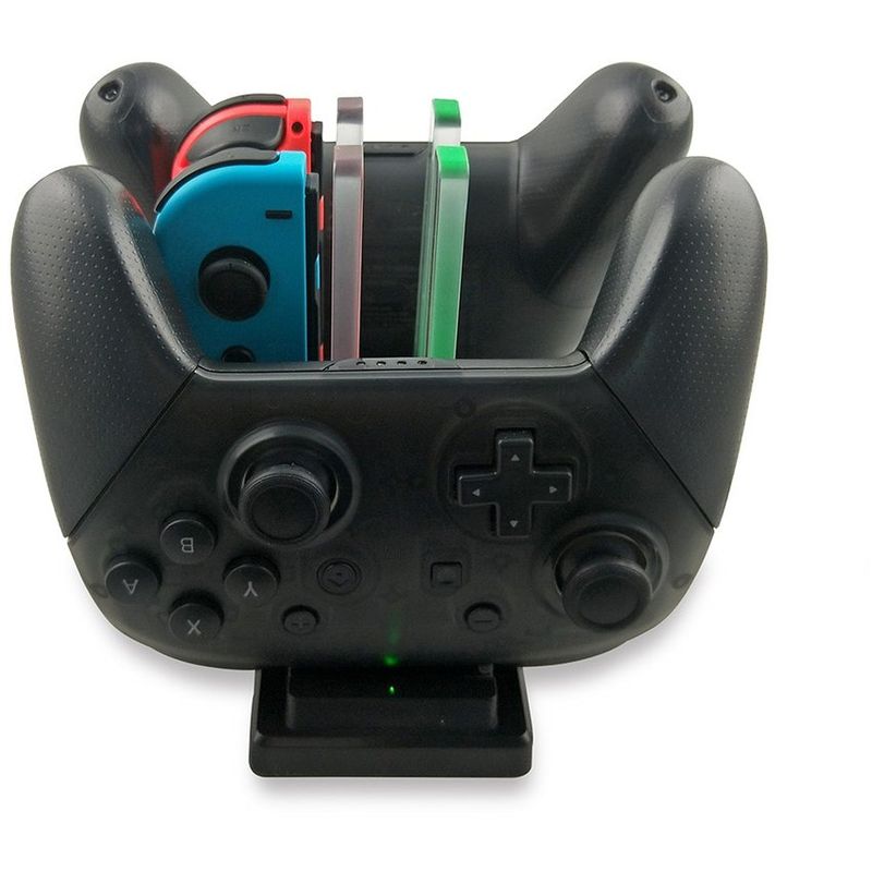 IPLAY - Base de carga 6 en 1 para nintendo switch joy con pro