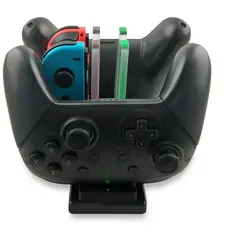 IPLAY - Base de carga 6 en 1 para nintendo switch joy con pro