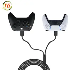 DOBE - 2 en 1 tipo c cable de carga para ps5 xbox x serie controlador