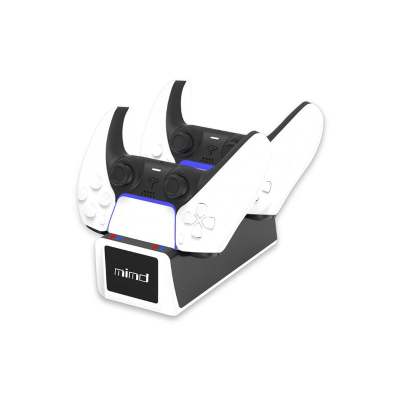 DOBE - Led dual carga base cargador para ps5 controladores inalámbricos