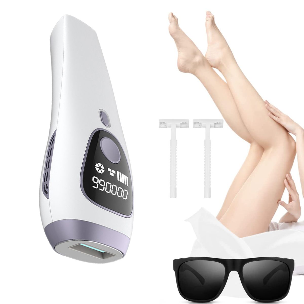 PUREPOWER - IPL 03 Depilación Láser de Salón sin Dolor para Mujeresblanco