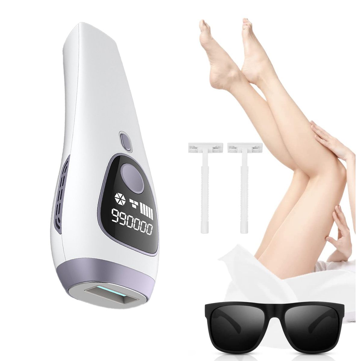 PUREPOWER - IPL 03 Depilación Láser de Salón sin Dolor para Mujeresblanco