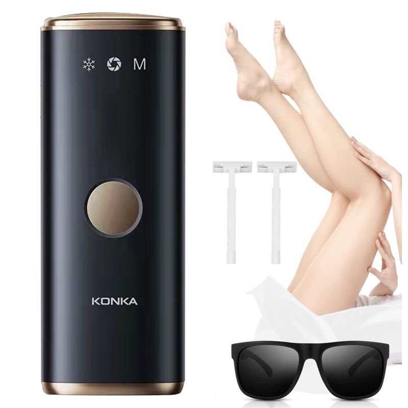 PUREPOWER - KONKA K01 IPL Depilación Láser de Salón sin Dolor para MujeresNegro